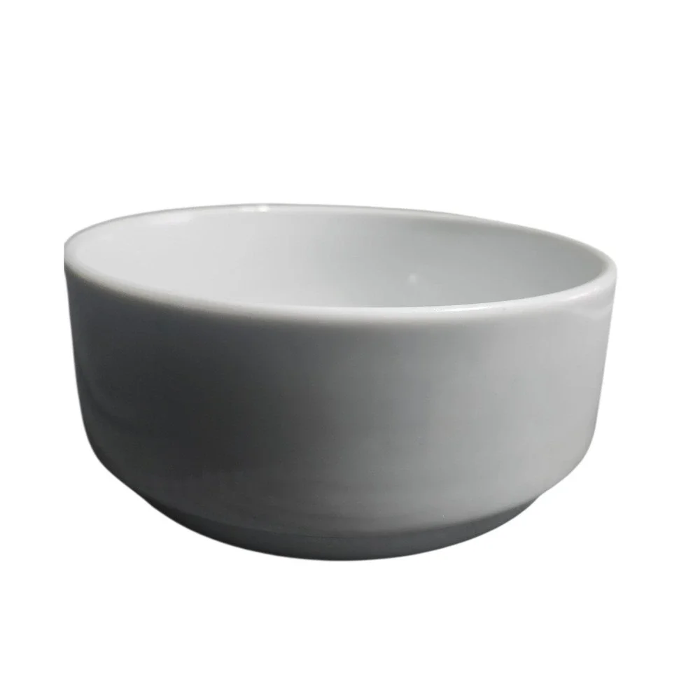 Crate & Barrel‎ Martin Hunt White Stacking Bowls Set of 3 Made Sri Lanka